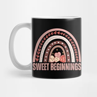 Sweet Beginnings Rainbow Mug